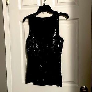 Sparky Black Rank Top | Night Club